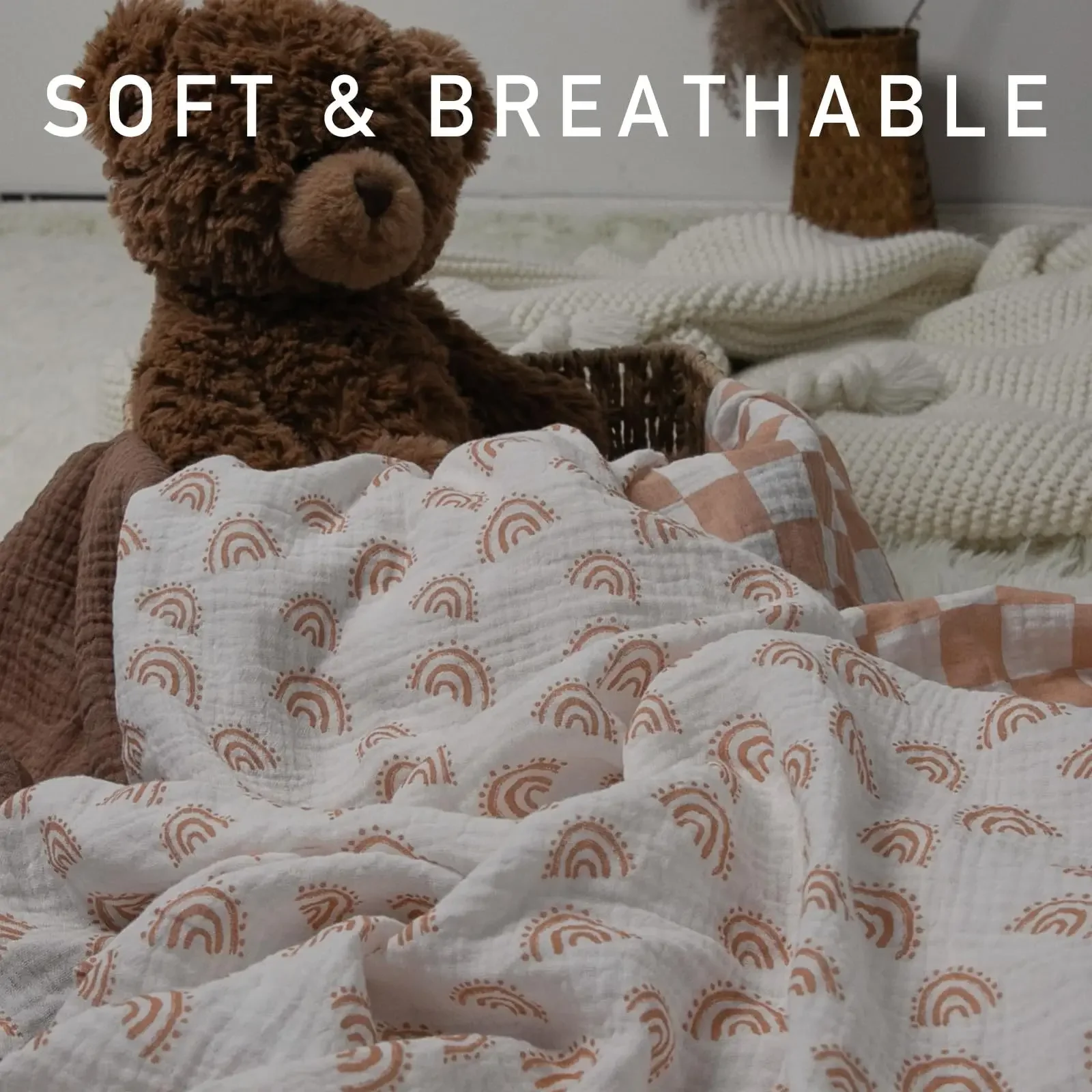 아기 담요 거즈 면 신생아 속싸개 수건 사계절 목욕 타월 깜짝 놀란 것을 방지하는 아기 수건 아기 목욕 타월