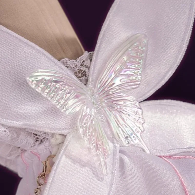 Genshin Impact Columbina Cosplay Costume Damselette Dress Headscarf Wig Suit for Women Halloween Anime Party Roleplay Outfit