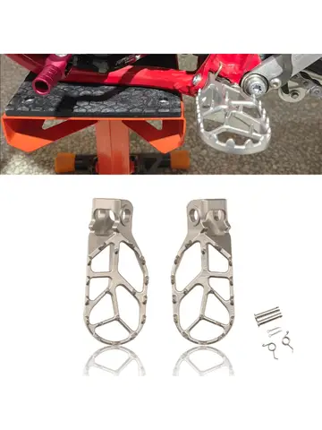 새로운 오토바이 발판 풋페그 페달 레스트 KTM SX65 SX50용 HUSQVARNA TC65 TC50용 GASGAS용 	 MC E5 E3 MC65 MC50 2024-2026