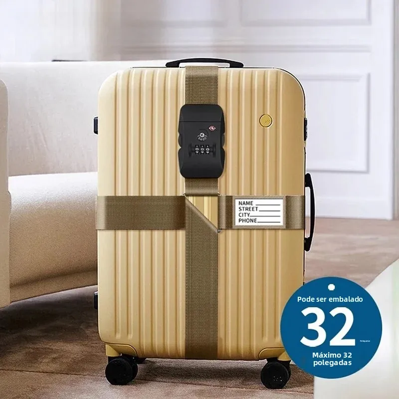 旅行用荷物ストラップ-クロスパッキングベルト-検査済み手荷物補強ストラップ-スーツケース結束バンド-耐久性のあるバッグアクセサリー