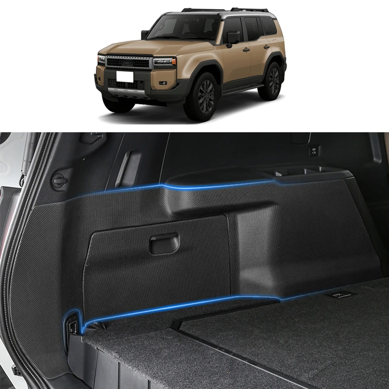 for Toyota Land Cruiser Prado 250 Series 2024 TPE material trunk side bag cushion car interior protective component