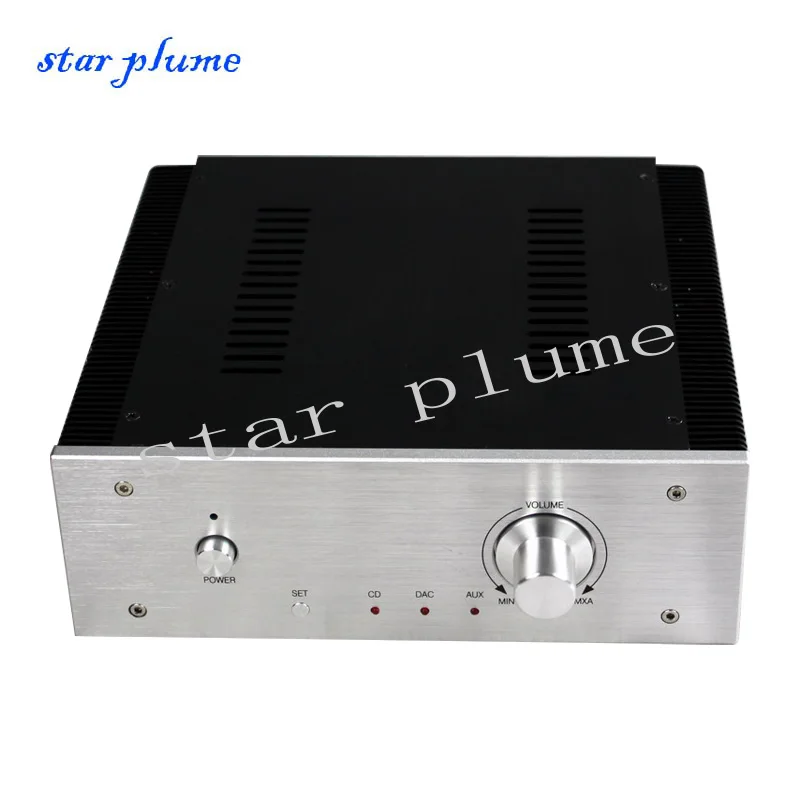 

CJ0014-WA17 All Aluminum Power Amplifier Chassis Class A Preamp / Tube Amplifier Audio Case (260*270*90MM) DIY Case Shell Box