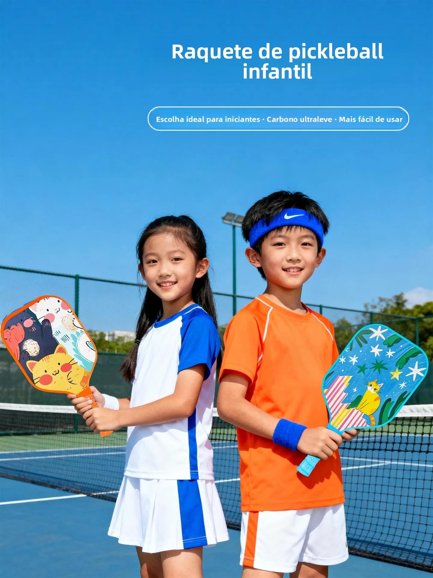 professional-grade-children's-pickleball-paddle-set-carbon-fiber-glass-reinforced-sports-equipment-full-set-racquet