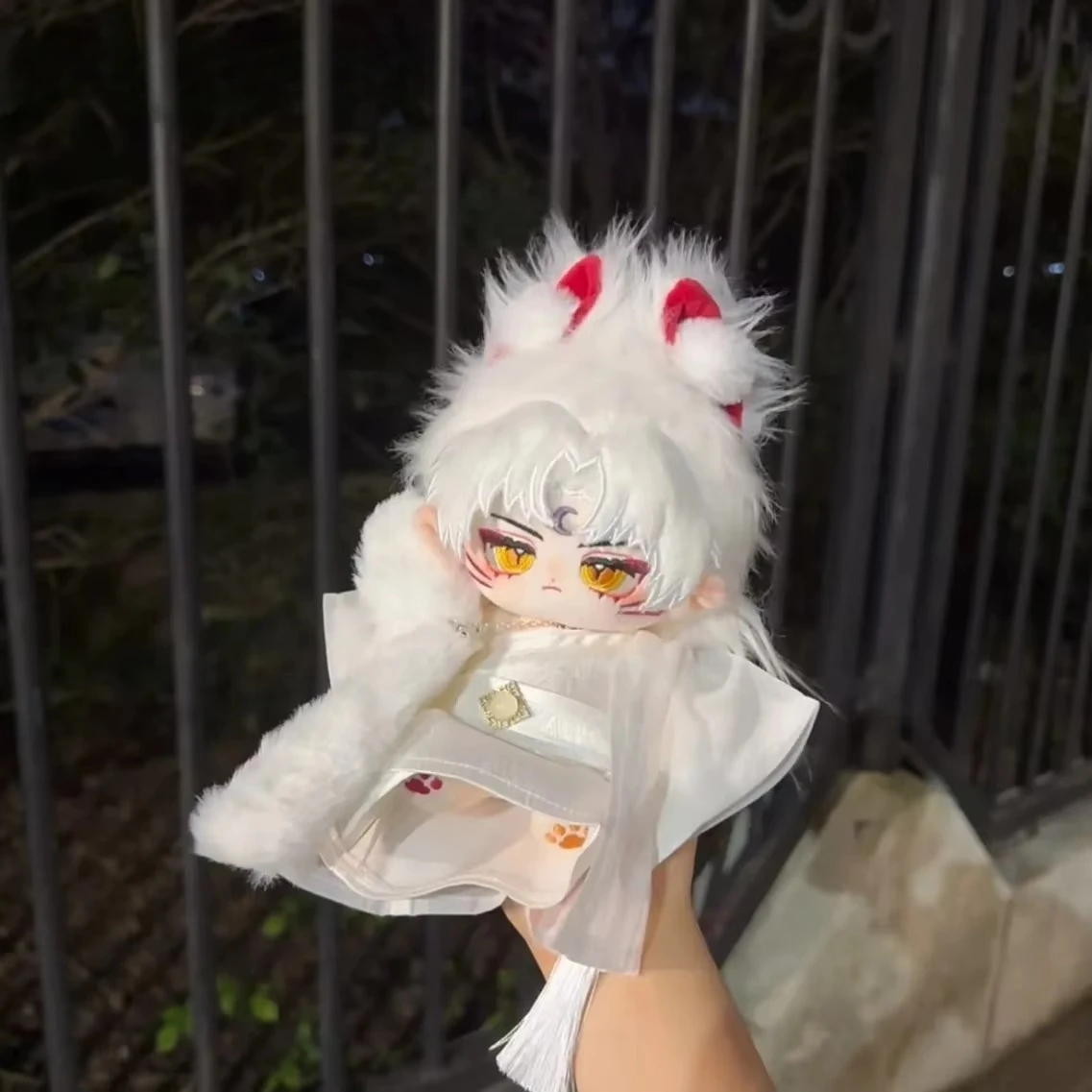 Sesshoumaru atributos guapo lindo monstruo Anime muñeco peluche cuerpo dibujos animados vestir figuras  juguete  algodón