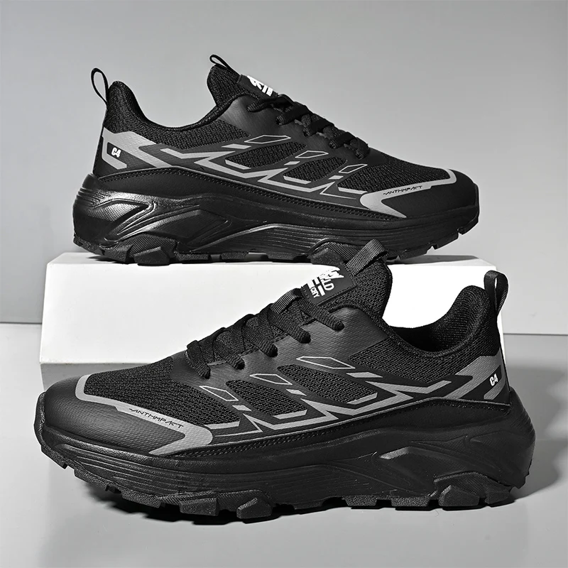 

Men's comfortable four season casual outdoor sneakers breathable speed runing shoes wear-resistant soft-sole racing sports shoes