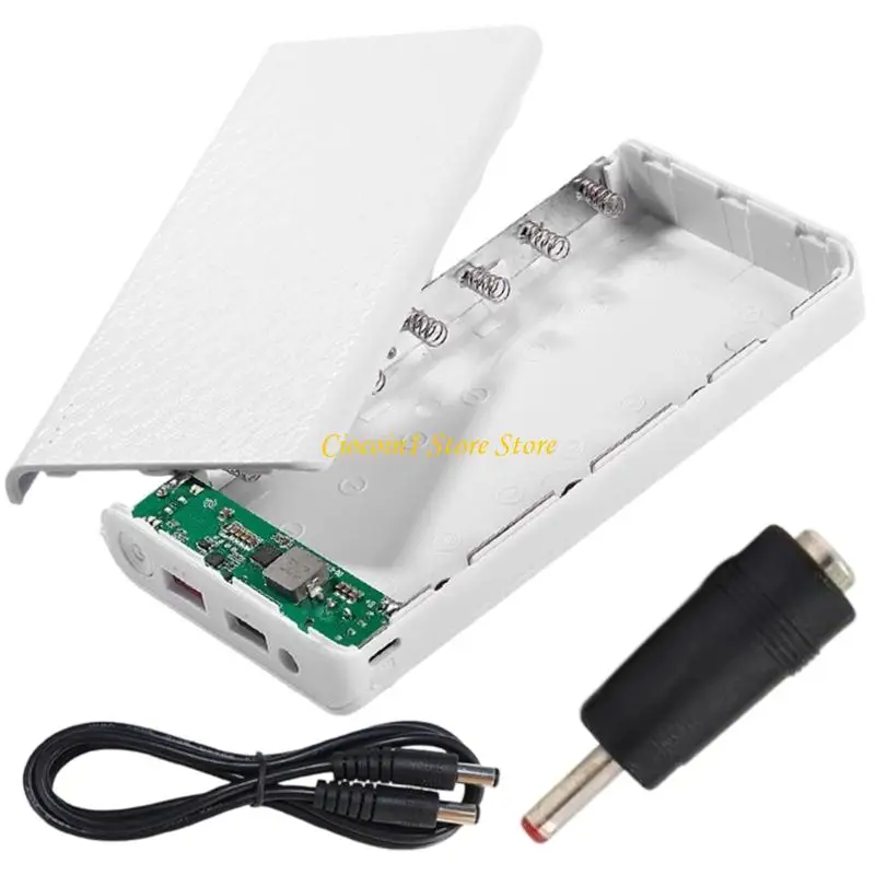 A3PC Modular 18650 Charging Case 7 Slot ABS Housing USB Input Output Charging Support