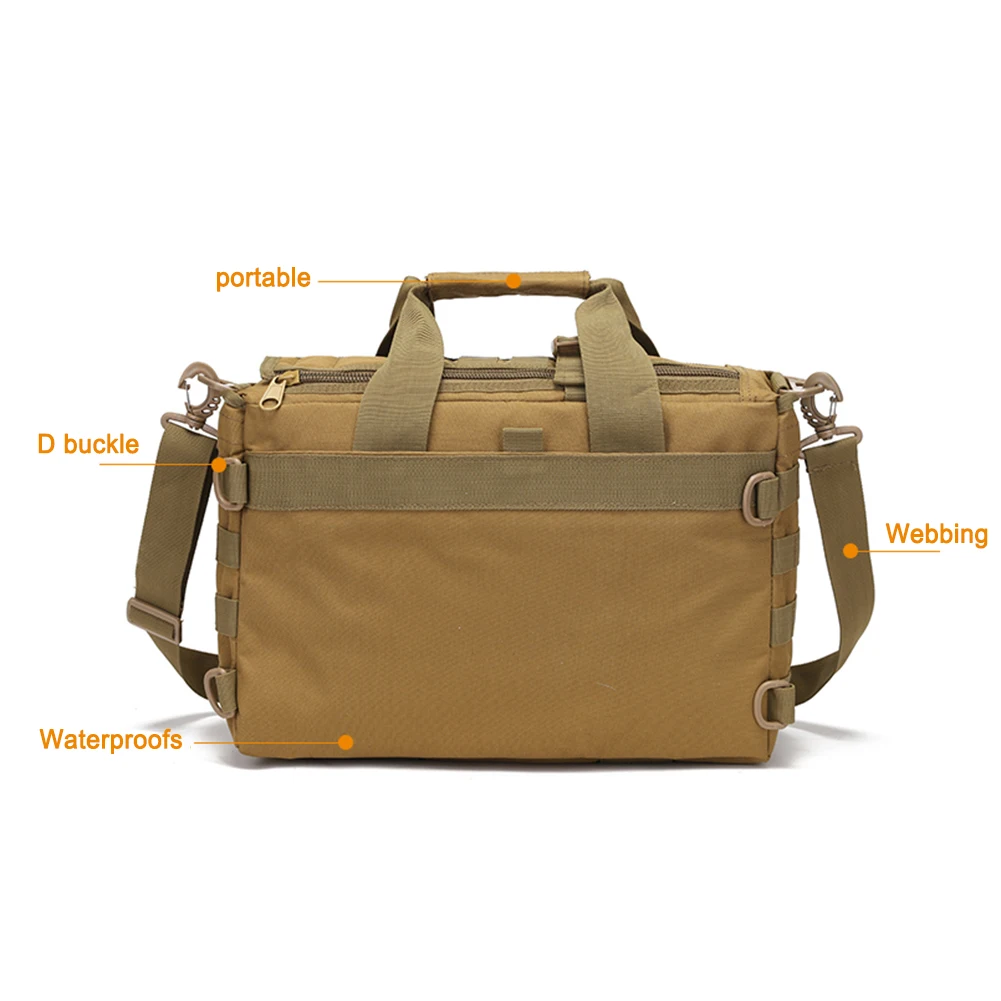 Bolsa de estilingue tática com vários bolsos, mochila militar multifuncional molle para caça, escalada, ciclismo