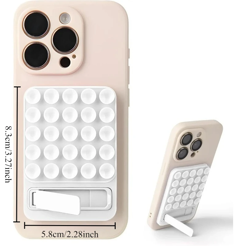 Silikonowy uchwyt na telefon z adsorpcją, lustrzany uchwyt na telefon pod prysznic, składany, samoprzylepny, inteligentny stojak na telefon, akcesoria.