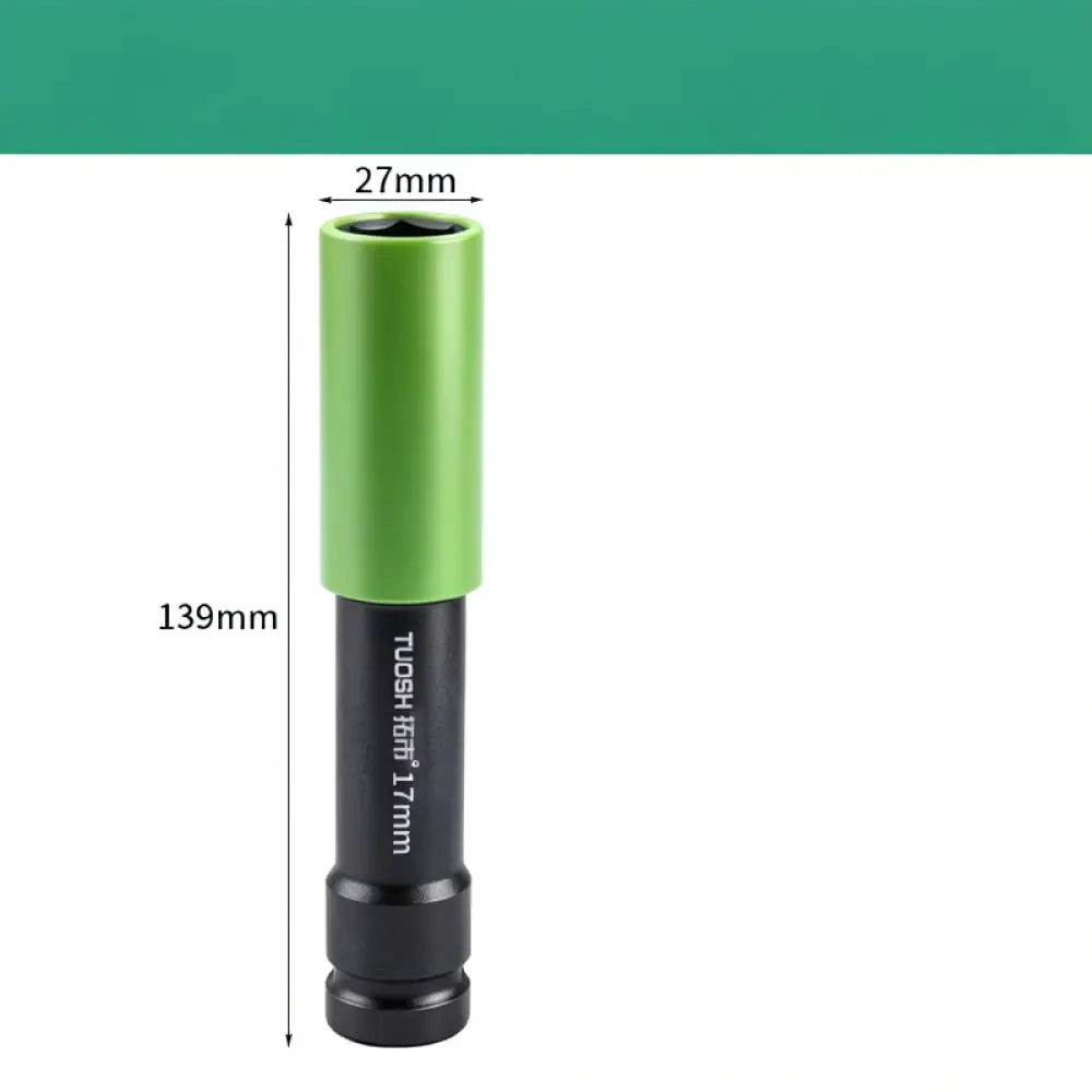 Tire Repair Tool Kit Deep Protective Socket Set For Wheels Anti Marring Impact Socket For Pneumatic Wrench Use