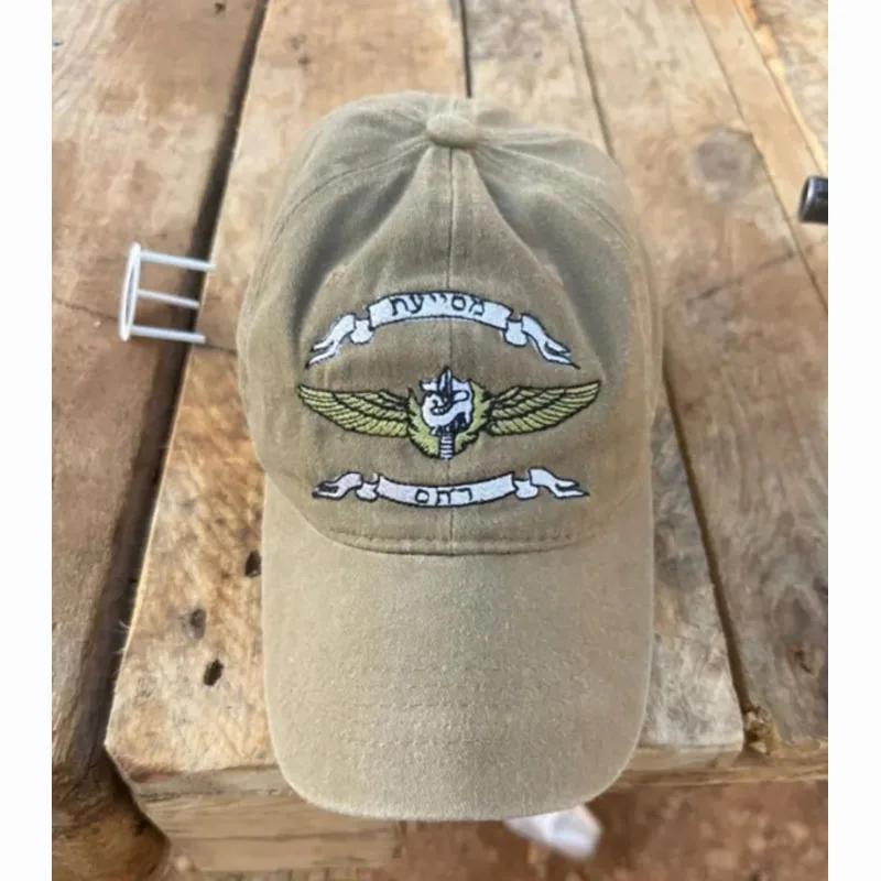 Water Wash Card Its Baseball Hat Embroidery