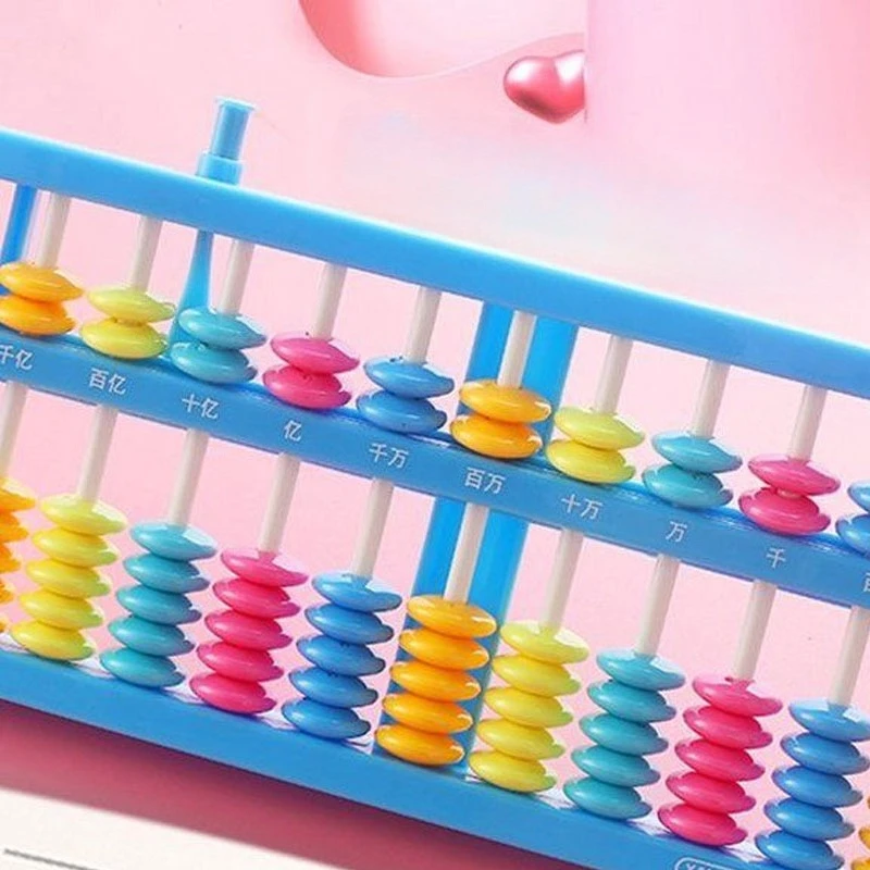 Calculadoras Abacus 7 Beads 13 Rows Calculation Tools Kid Learning Math Arithmetic Chinese Traditional Abacus Educational Toys