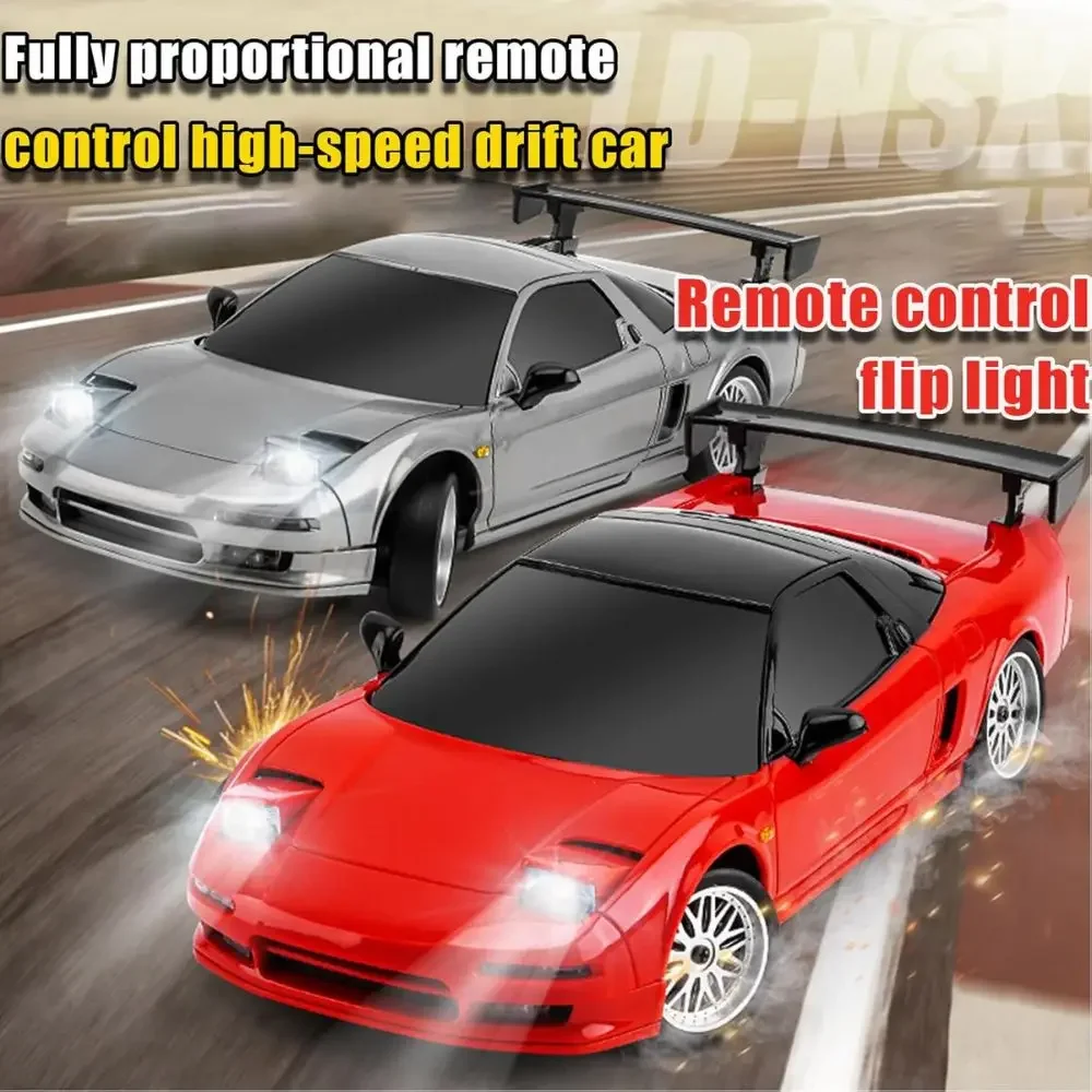 LDRC LD1803 NXS Drift Car RTR 1/18 2,4G 2WD ESP giroscopio RC coche vehículos de deriva luces LED juguetes de modelos controlados a escala completa