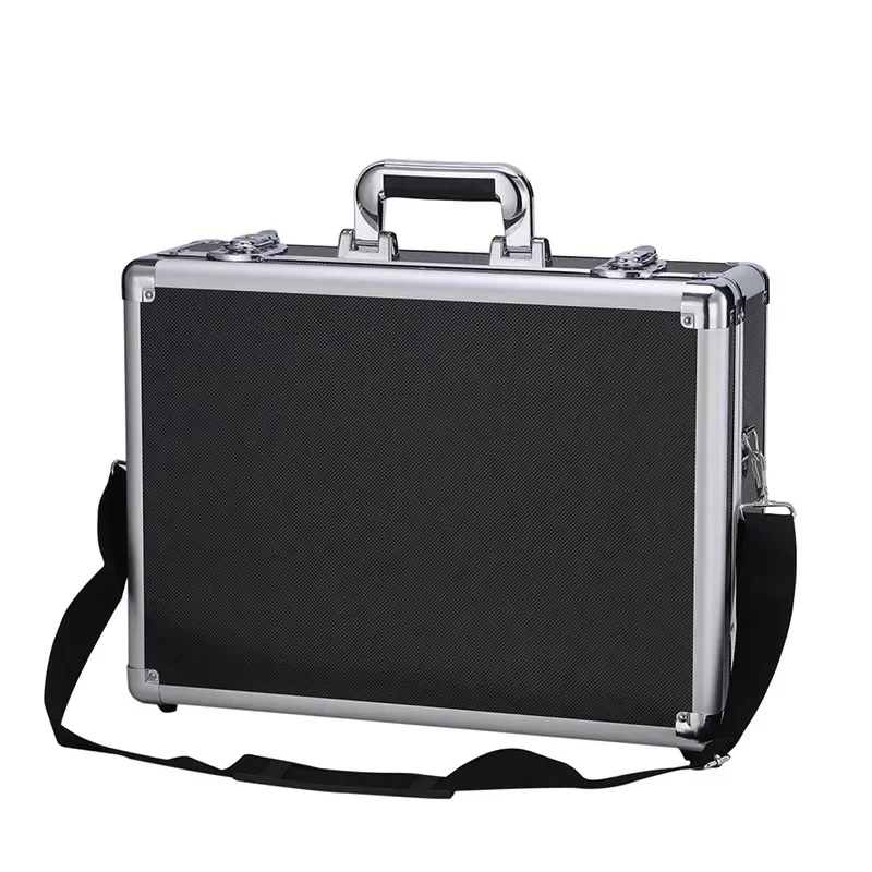 NeuMultifunktionale Aluminiumlegierung Haushalts-Hardware-Werkzeugkasten Industriequalität Automotive Film Aufbewahrungsbox tragbar