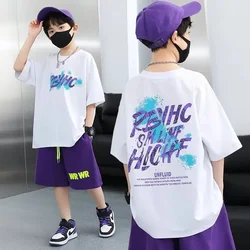 100% Cotton Fashion Kids T-Shirt Summer Street Cartoon Printed T-Shirt Boys or Girls Clothing Kids Short Sleeve Top