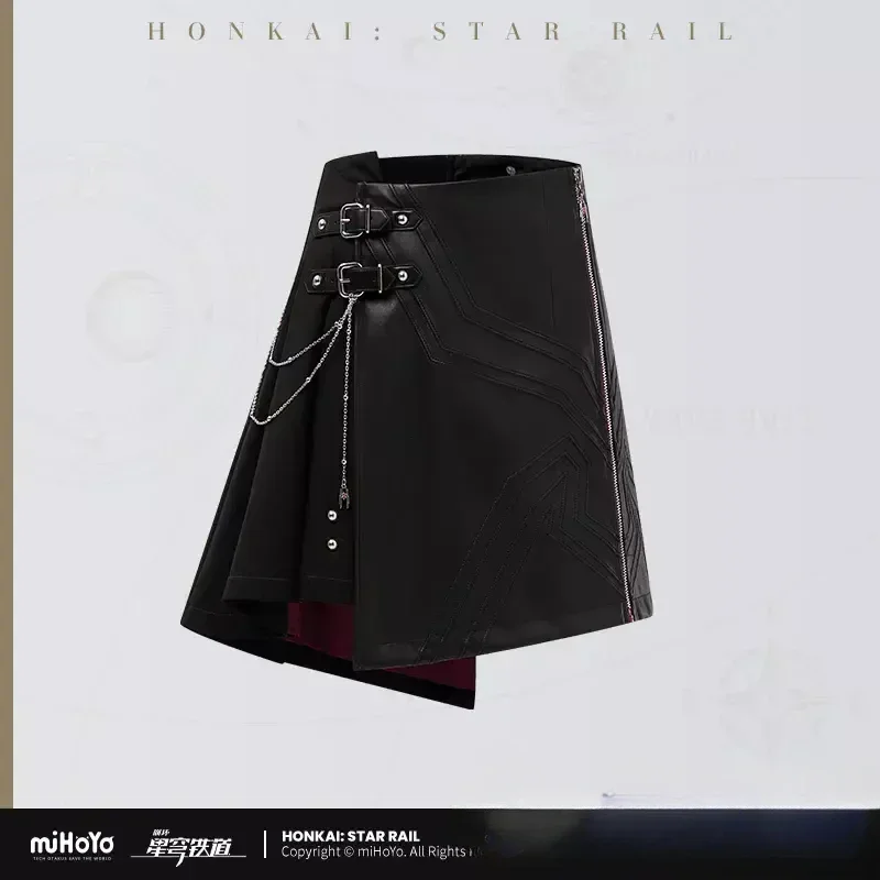 

Official Anime Game Honkai: Star Rail Official MiHoYo Kafka Theme Cosplay Women's Pantskirt Fashion Short Skirts PU