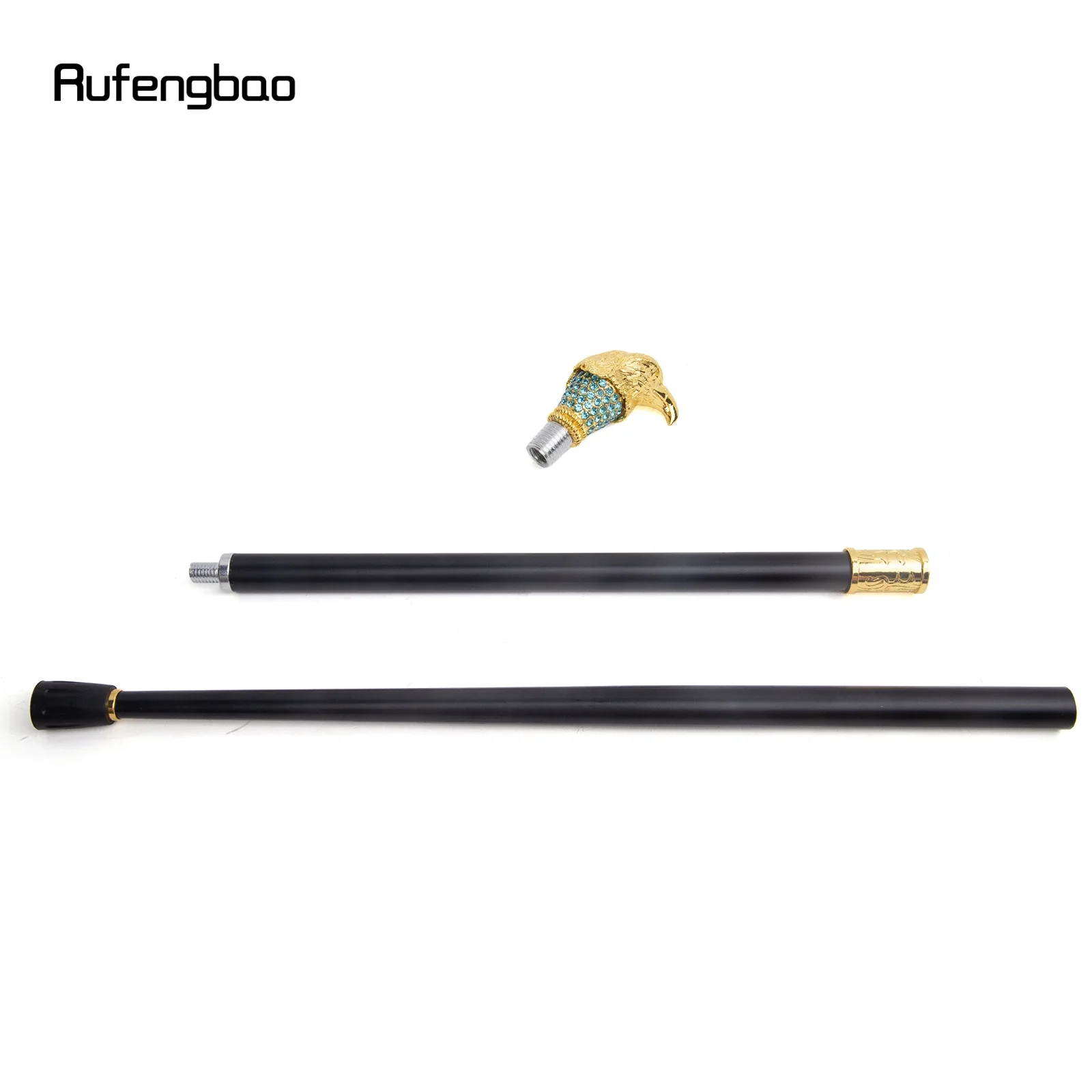 الذهبي الأخضر النسر رئيس موضة عصا للمشي عصا الزخرفية تأثيري خمر حفلة عصرية عصا للمشي Crosier 92 سنتيمتر