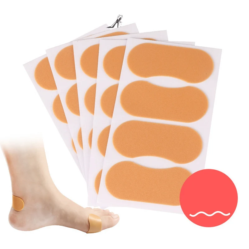 10pcs Gel Shoes Stickers Invisible High Heel Toe Protector Anti Wear Pain Patch Foot Care Adhesive Hydrocolloid Pads Cushions