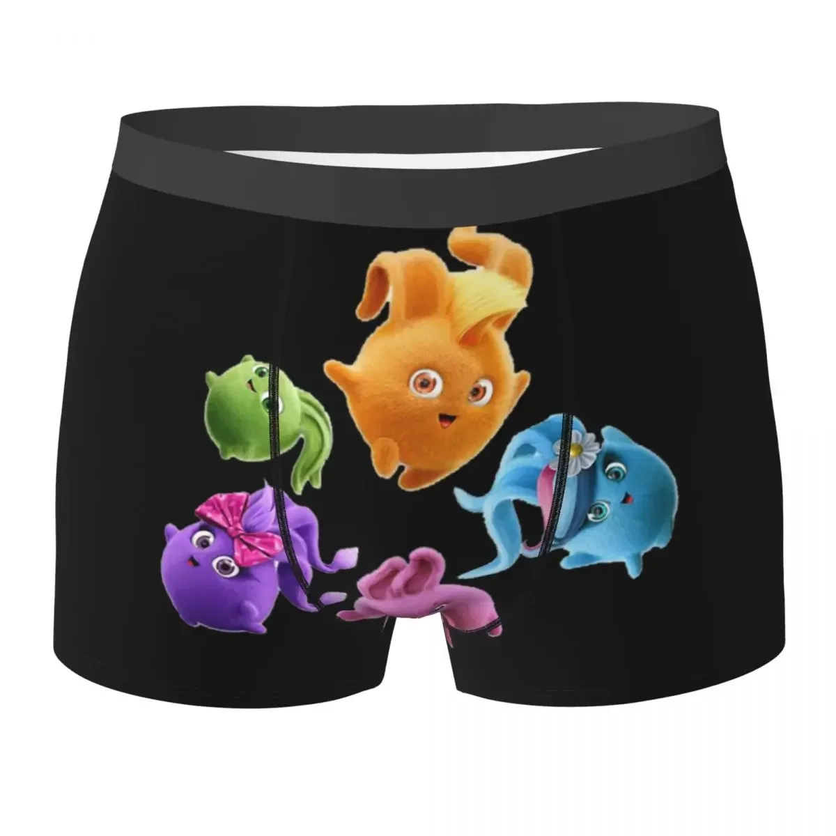 Boxer Underpants Shorts Sunny Bunnies (2) Panties Men Breathable Underwear for Homme Man Boyfriend Gifts