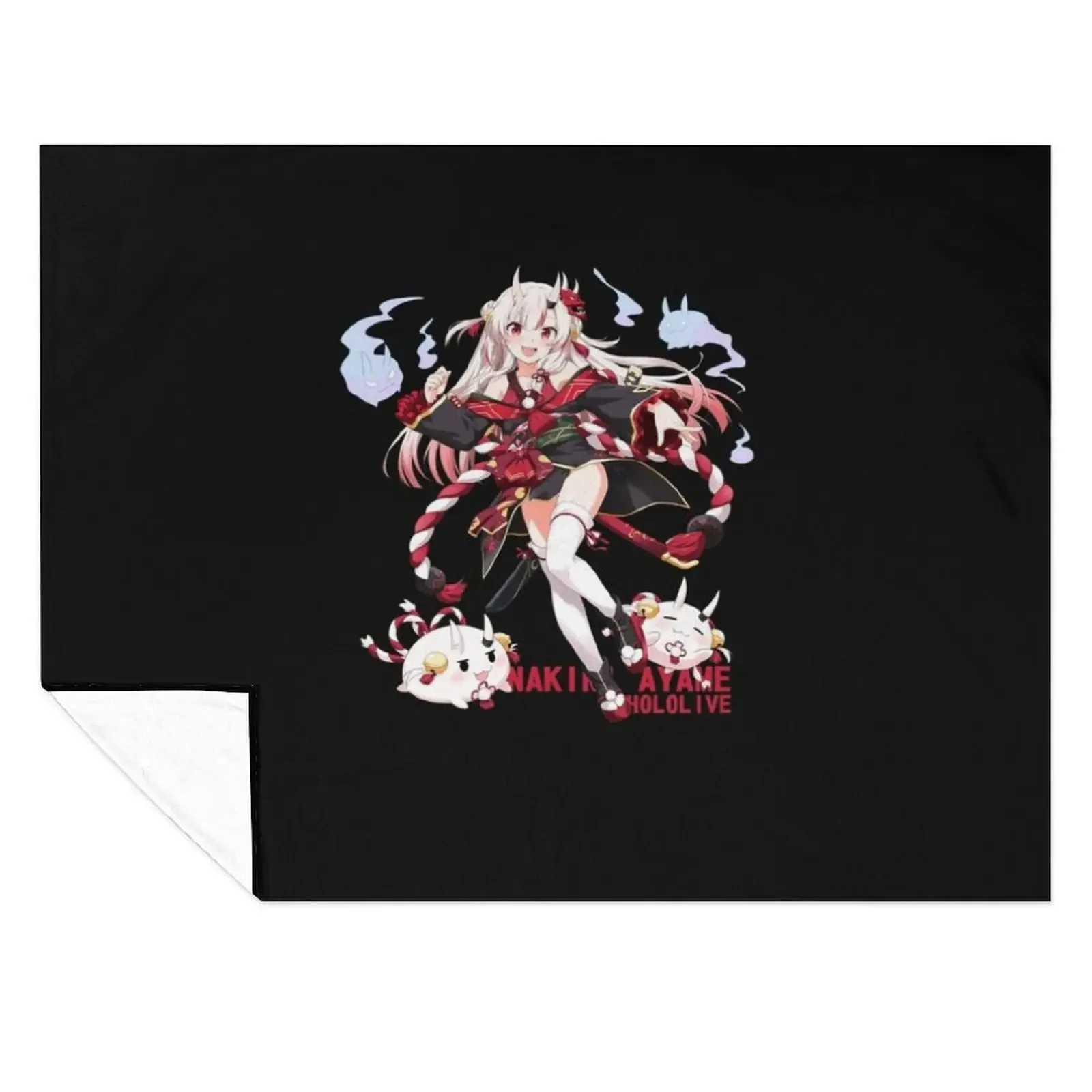 

Hololive - Nakiri Ayame Throw Blanket for winter Luxury Bed covers for sofa Blankets