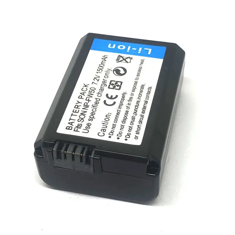 عالية الجودة NP-FW50 بطارية الكاميرا 7.2 فولت 2000 مللي أمبير وشاحن لسوني ZV-E10 A7II A7SII A7S A7 A7R A7RII a6300 a6400 a6500 RX10