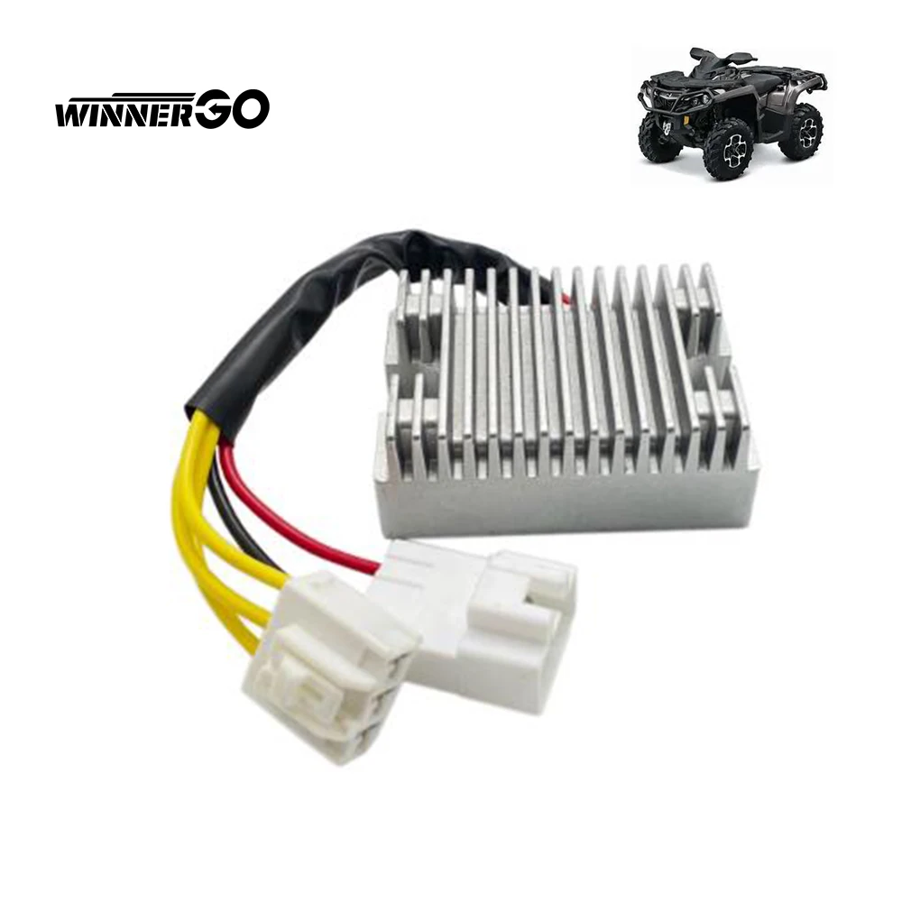 Voltage Regulator Rectifier 14.5V 5-Wire 2-Plug for Kazuma Jaguar J500 / Xinyang 500CC / Stels 500GT ATV Quad C500-3702000