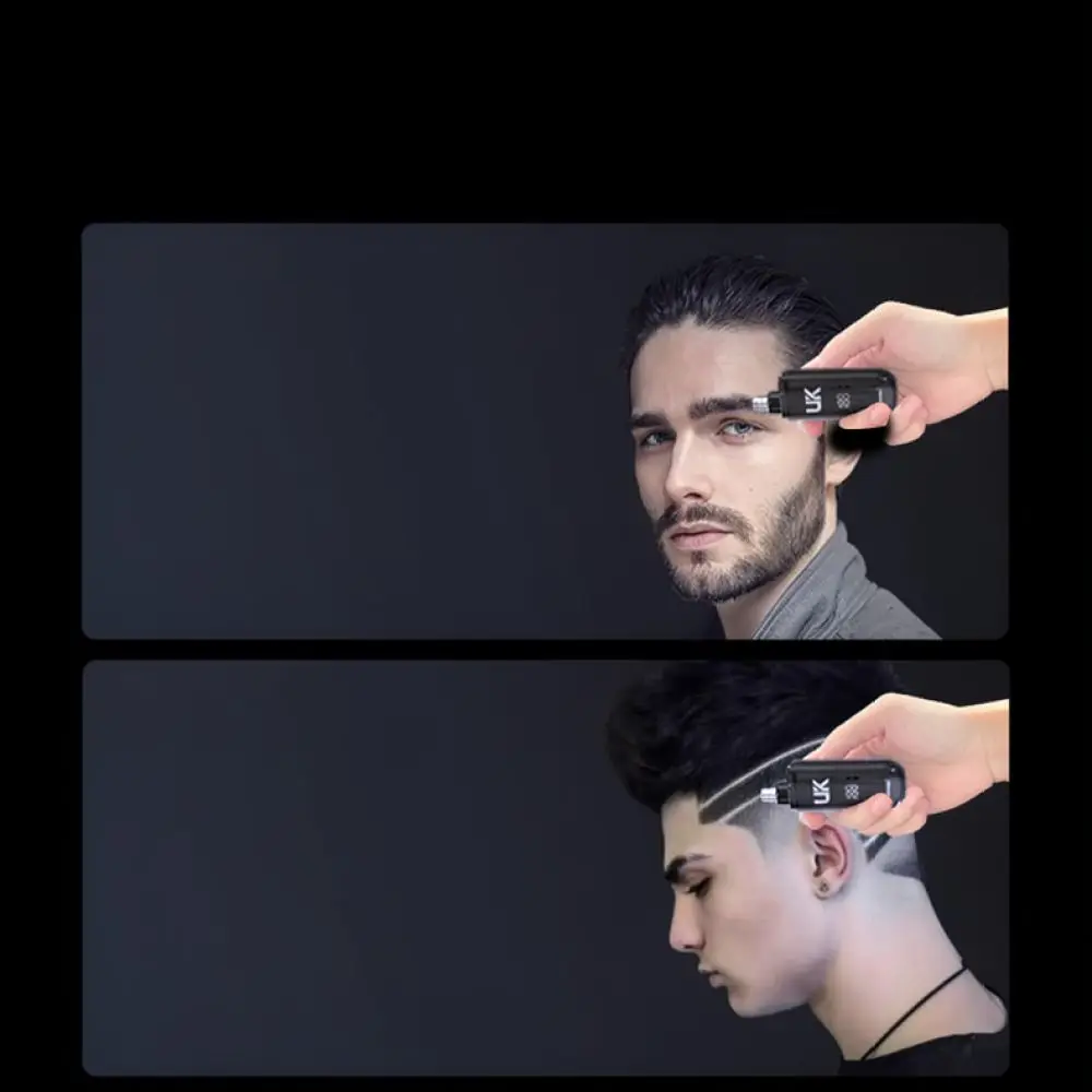 Electric Nose Hair Trimmer Rechargeable Painless Grooming Device Waterproof Blade Compact Ear Shaver For For UNKO Orange