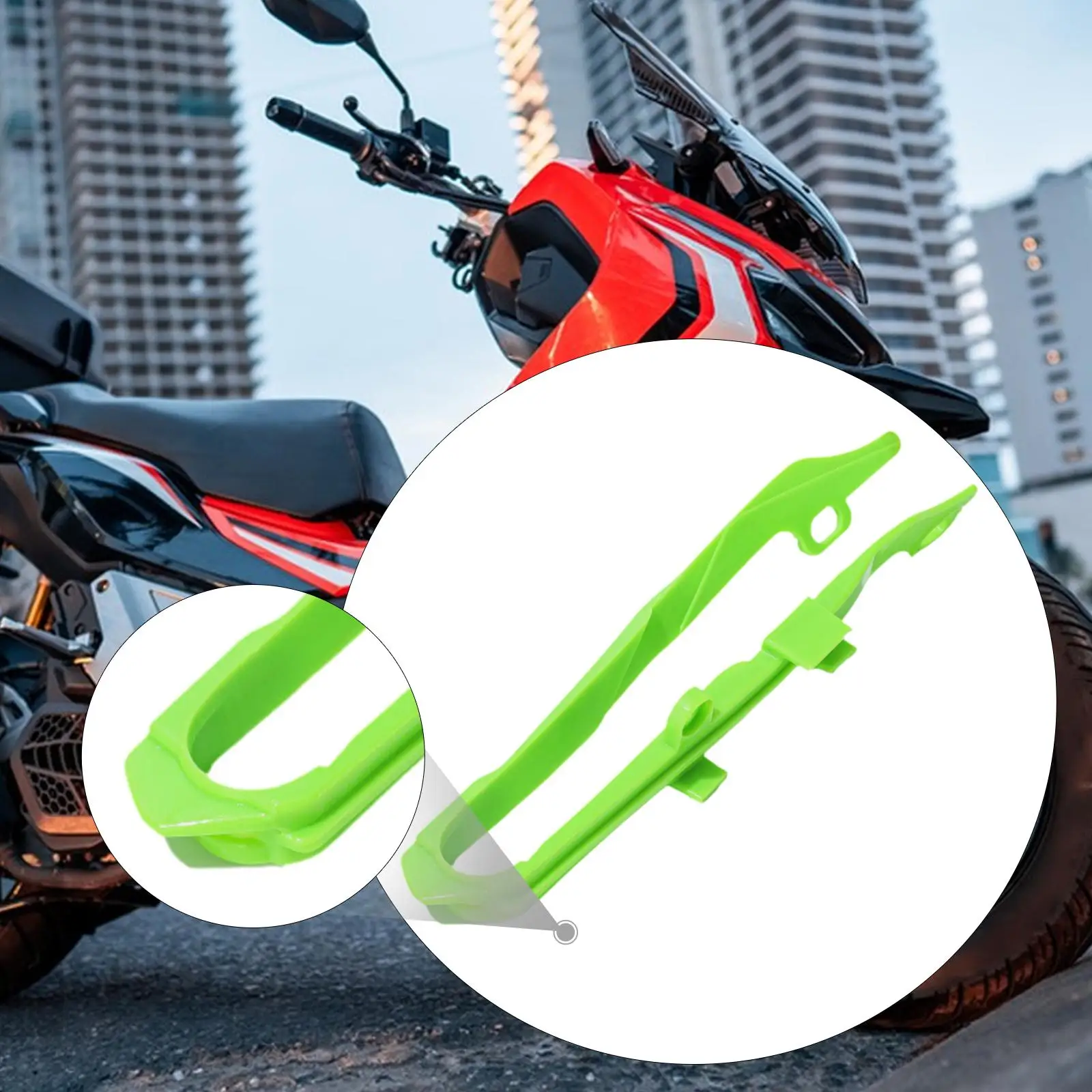 Swingarm Chain Slider Guard Durable Plastic Protector for Honda CRF 250R 2010-2013 Off Road Motorcycle Chain Alignment