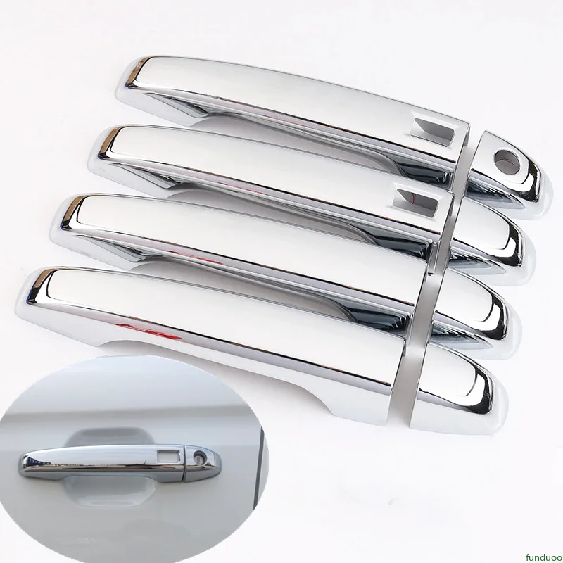 

For Geely Atlas Emgrand NL-3 Proton X70 BO YUE Chrome Car Door Handle Bowl Cover Decor Trim Sticker Styling Accessories