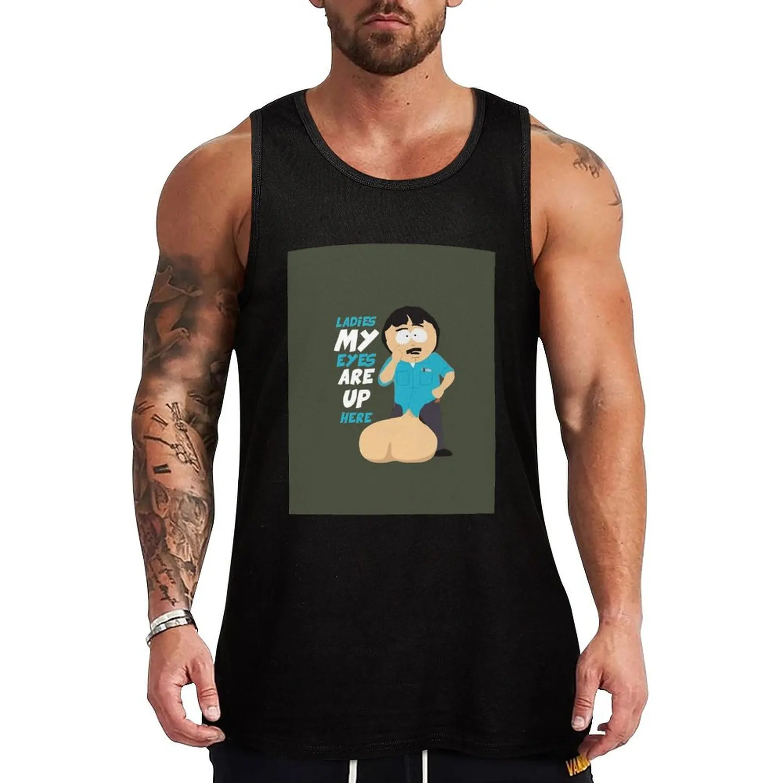 South Park Big Balls Tank Top sleeveless t-shirts for men gym men Men's fitness t-shirt