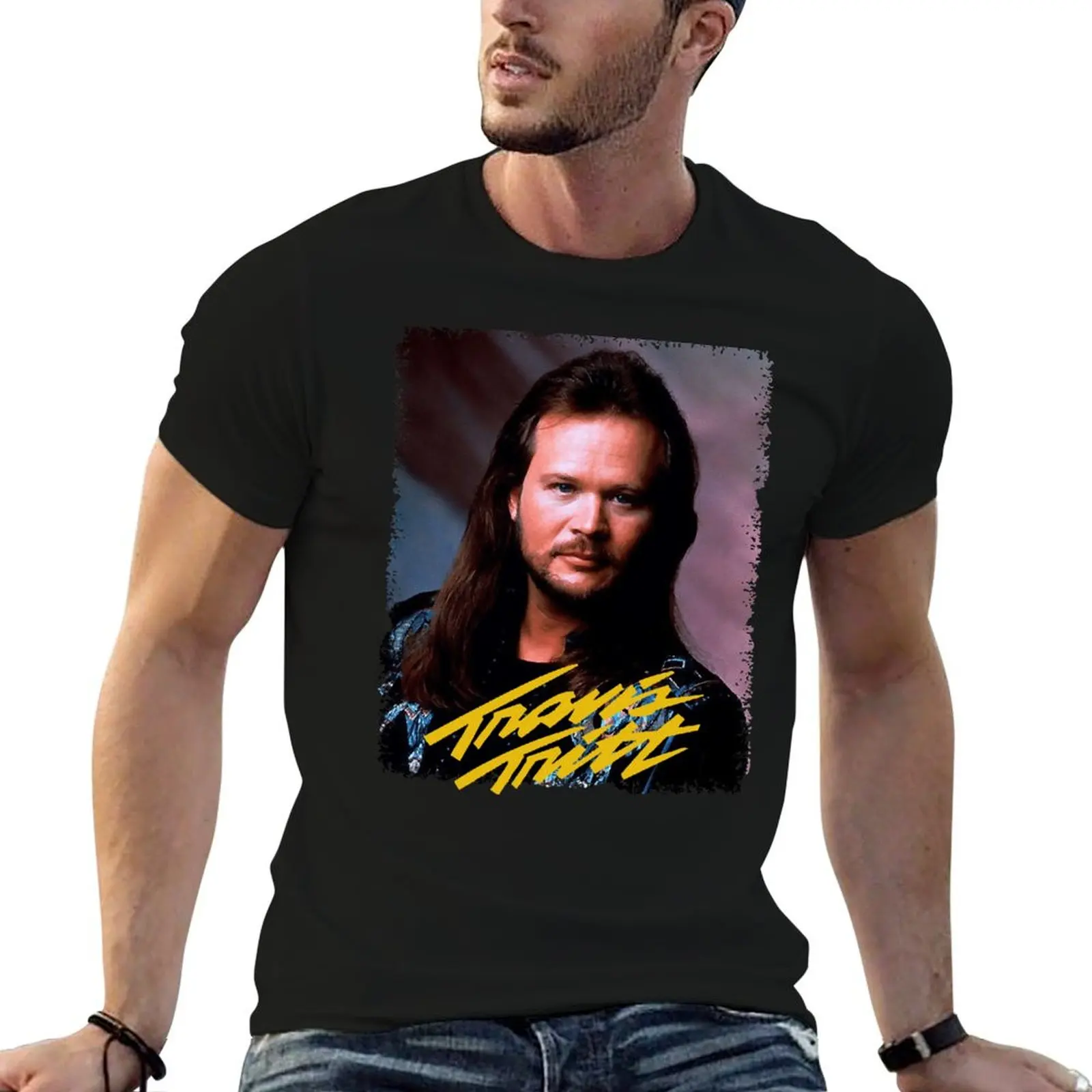 Travis Tritt . T-Shirt Work Wear Lightweight Tee