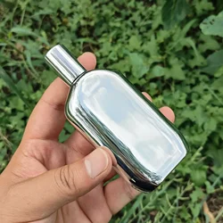 Perfume Bottle Silver Glass 50ML 13mm Cosmetic Container Travel Sprayer Mist Perfume Atomizer Sanitizer Portable Spray Bottle