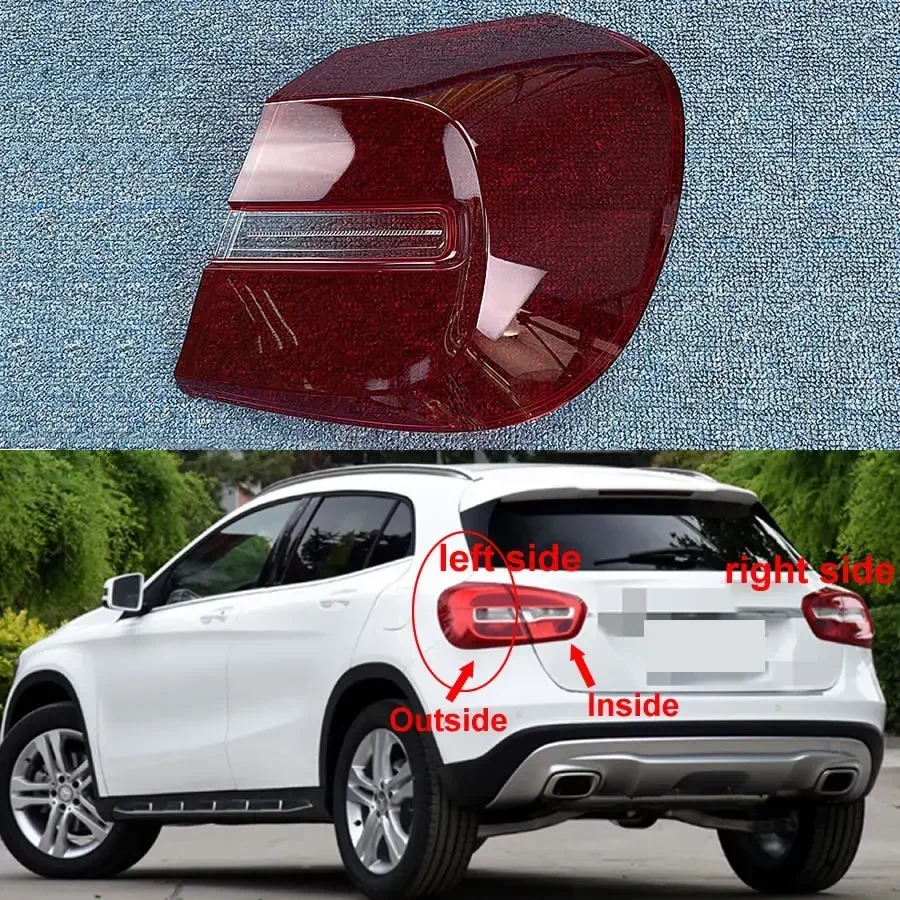 For Benz GLA 2014 2015 2016 2017 Rear Outside Taillight Shell Tail Lamp Cover Brake Lights Mask Replace The Original Lampshade