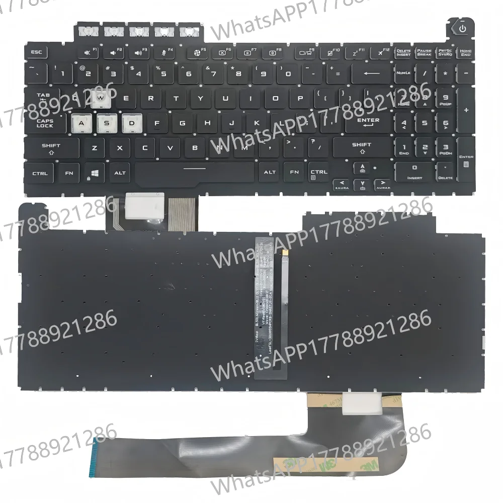 

For ASUS TUF Gaming FA506H FX506 FX706L FA706, FA506/FA706 FX506/FX706 Laptop Keyboard US SP RU