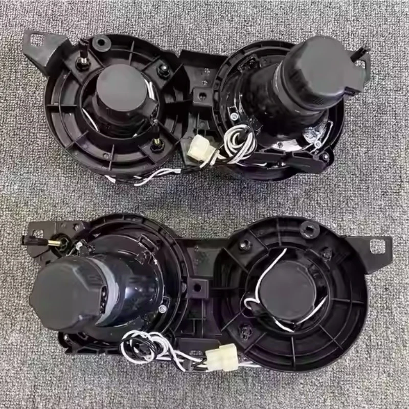 Crystal White Headlight for BMW E30 1983-1991 Crystal Black Head Lamp Turn Signal Angel Eye Daytime Running Light