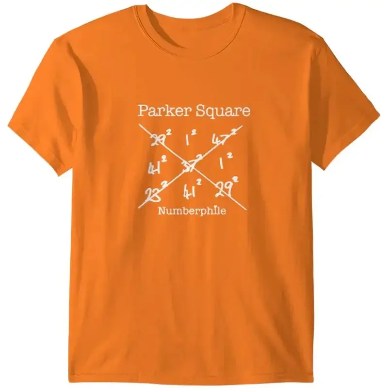 Parker Square T Shirt Full Sizes S 5Xl Multicolor