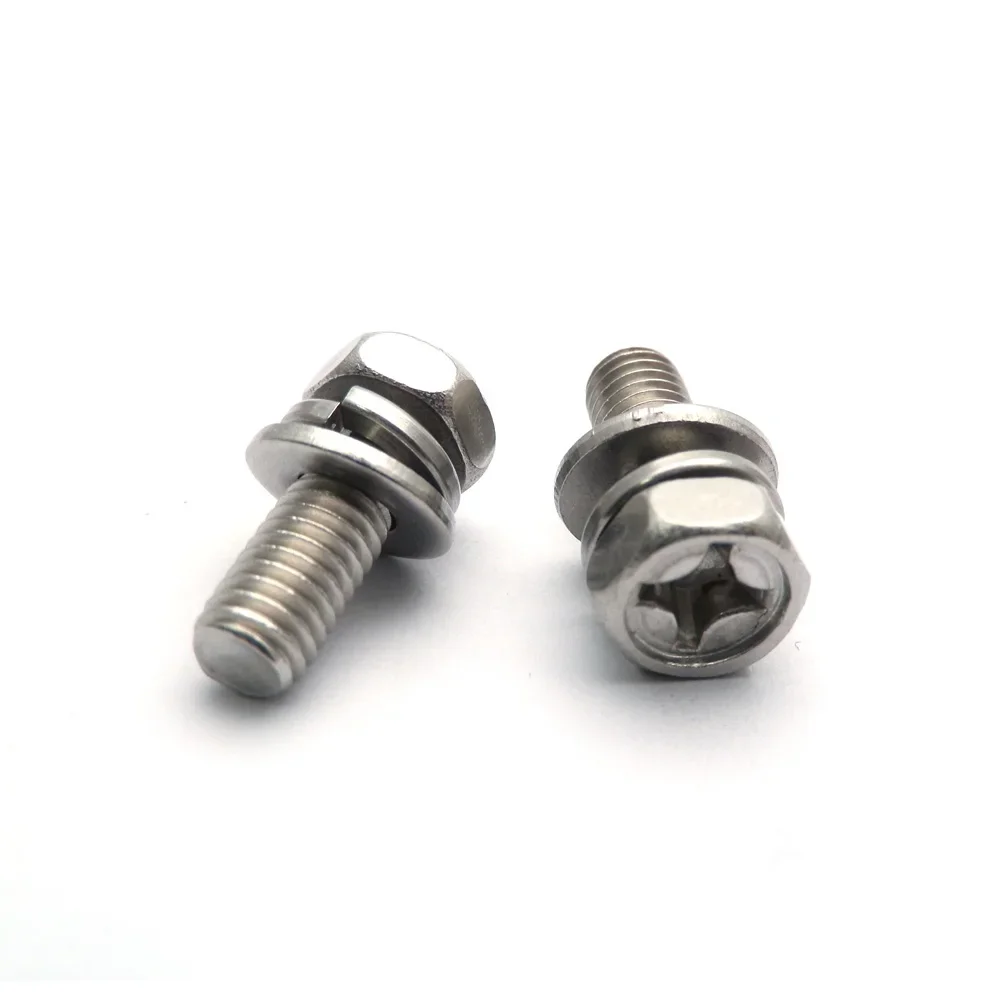Stainless Steel Motorcycle Battery Terminal  Bolts M5X10mm M5X12mm M6X12mm M6 x16mm Bolt Square Nut Kit Scooters