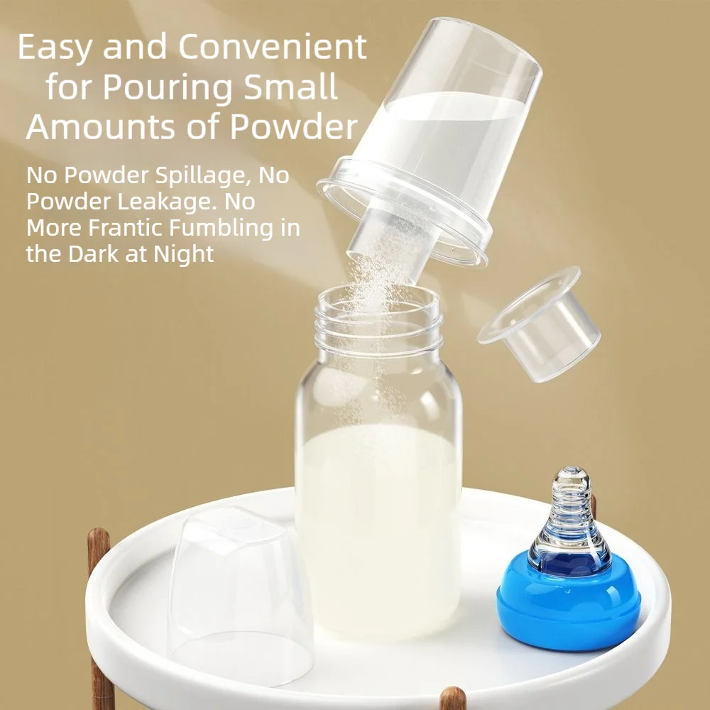 Mini 80ml Milk Powder Box Food Grade Portable Design Tea Brewing Bottle Mini Size Reusable Matcha Shaker Bottle Daily Use