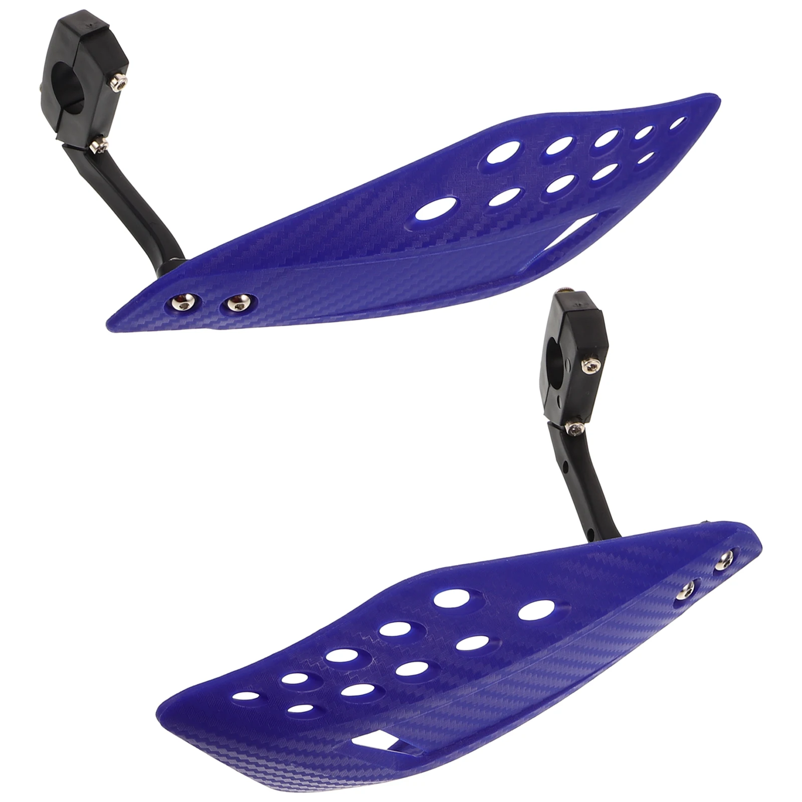 

Motorcycle Handguards Handlebar Guards Wind Protector for Dirtbike ATV Black Silver Large Size Easy Installation