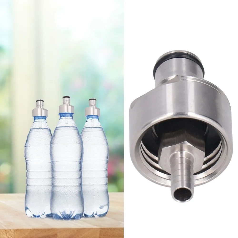 Durable Stainless Steel Carbonation Cap Silver Height 60mm Brewing Accessory Bottle Filler Home Use