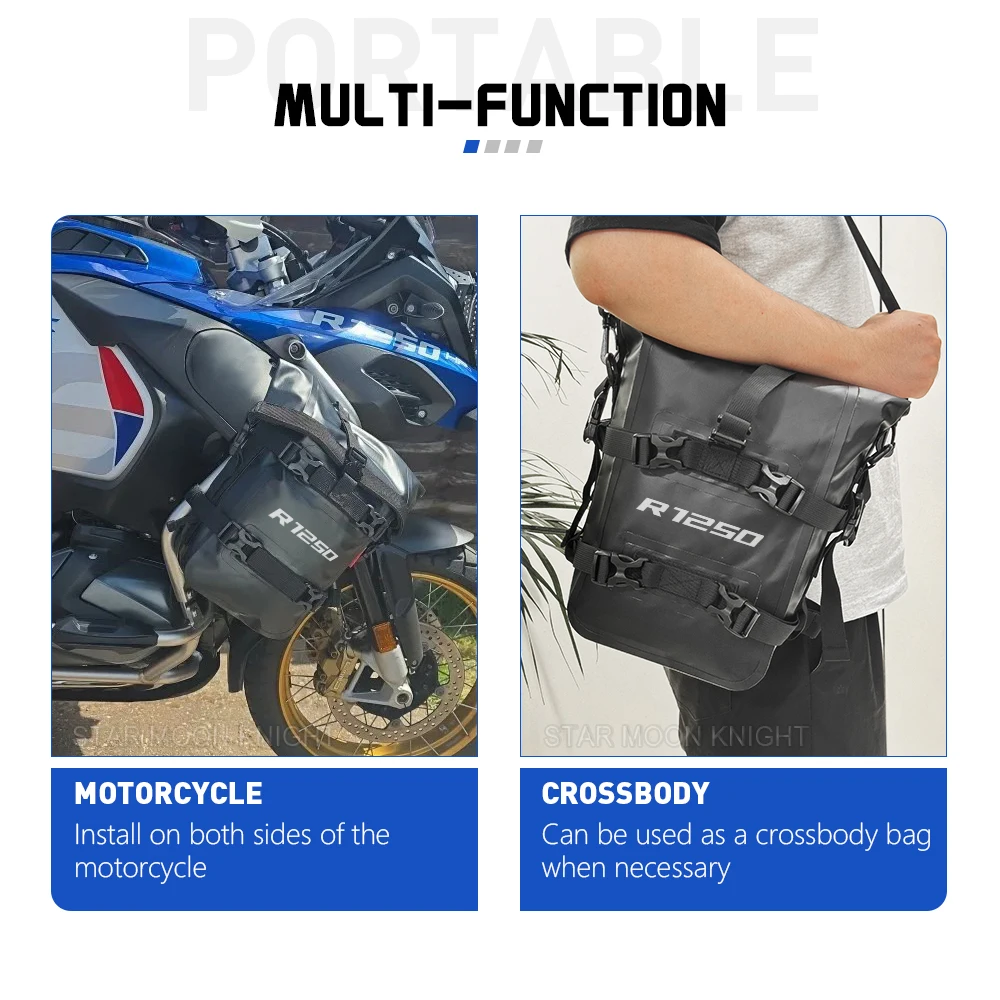 Motorcycle Bags For BMW R1200GS R1250GS gs1200 TROPHY Adventure Frame Crash Bar Waterproof Travel Bag ADV Adventure Accessories