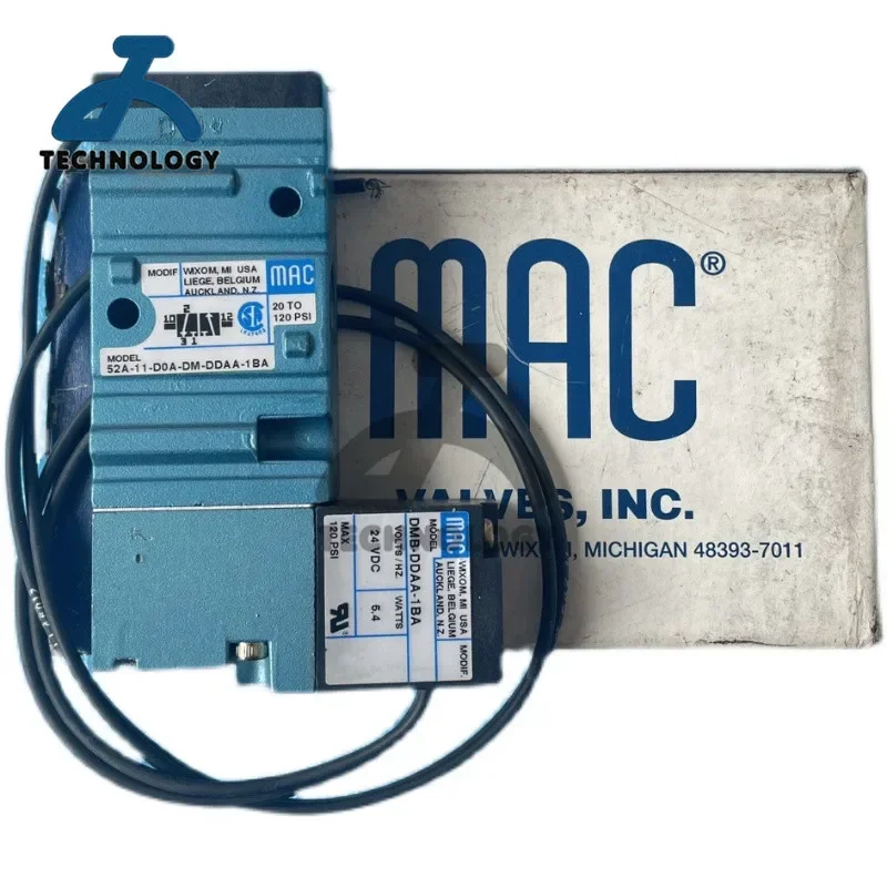 MAC Pneumatic solenoid valve 52A-11-D0A-DM-DDAA-1BA 52A-11-DOB-DM-DDAJ-1JM 52A-11-DOB-DM-DDFA-1BA 52A-11-DOB-DM-DDAJ-1JB