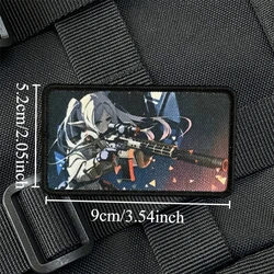Parche táctico velcro anime para chica – Morale para mochila y equipo
