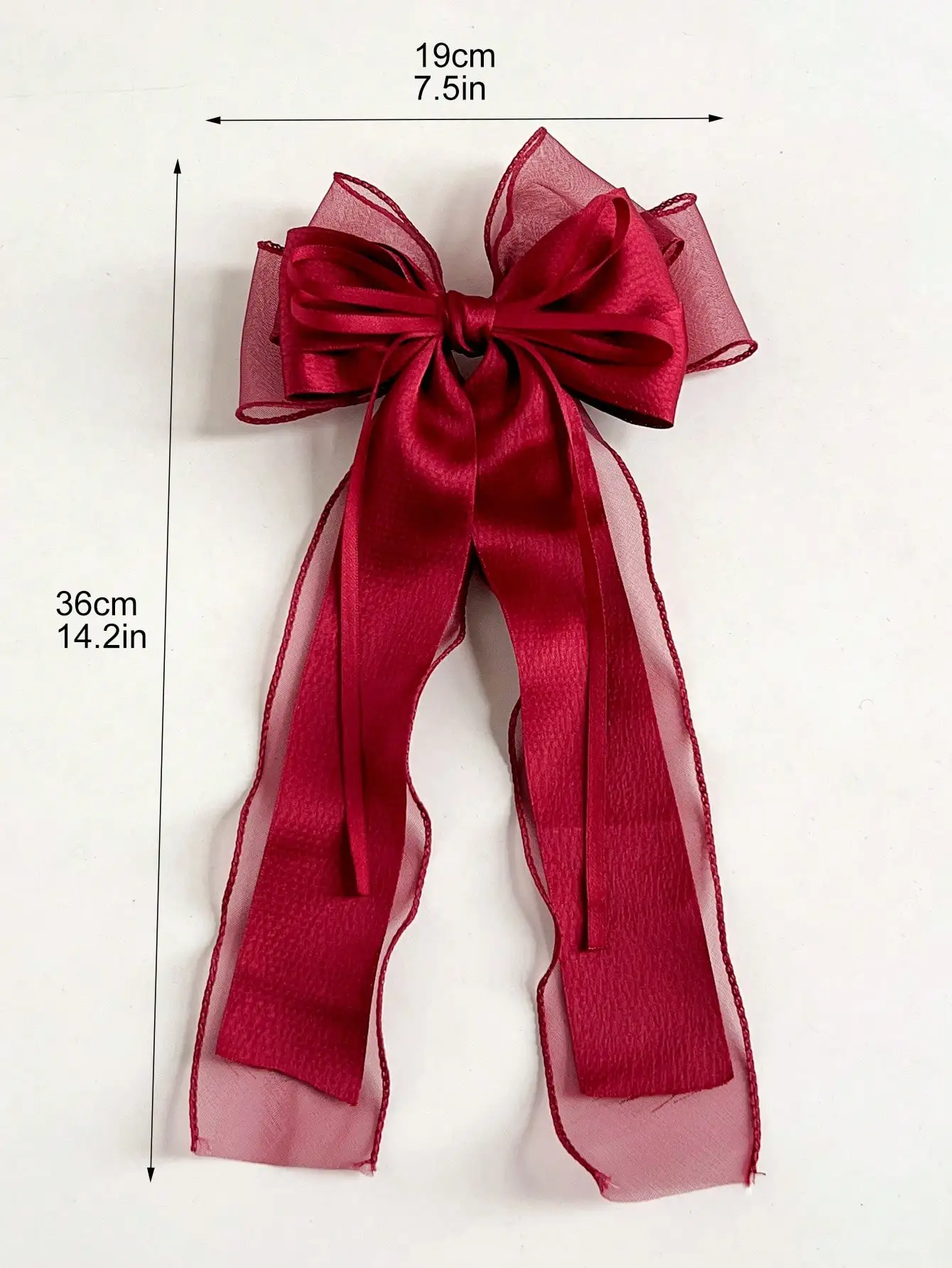 1Pcs Rosa Spitze Bogen Band Frühling Haar Clip Coquette Barrettes Lange Schwanz Band für Frauen Weihnachten Valentines Hochzeit Prom zubehör – Detail 19