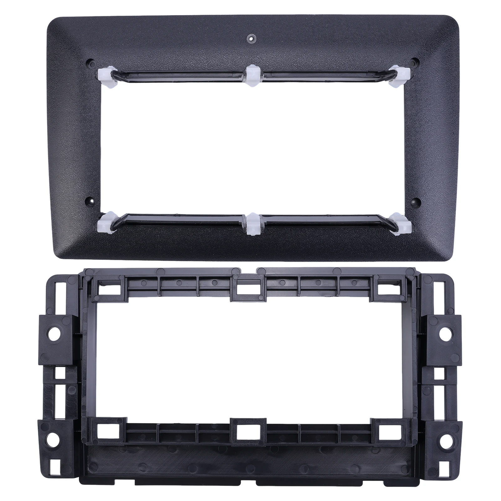 

Car Black Radio Fascias For Chevrolet GMC 2008–2012 10inch Stereo Panel Power Cable RCA Cable Radio Stereo Player Frame Fascia