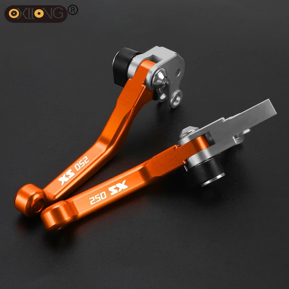 1 Pair Motorcoss Pit Dirt Bike Pivot Foldable CNC Brake Clutch Levers For 250SX 250 SX 2014 2015 2016