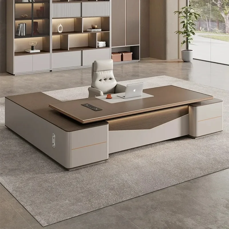 Vintage A Desk Furniture Makeup Toilet Modern European Setup Home Office Chair Gamer Cabinet Luxury Wooden Unusual Reception