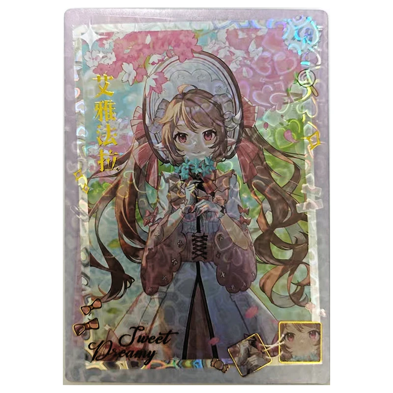 Anime déesse histoire Rare A6 taille XR carte à collectionner Yae Miko Kanami Lumine Sparkle Frieren Robin jouets pour garçons cadeau d'anniversaire