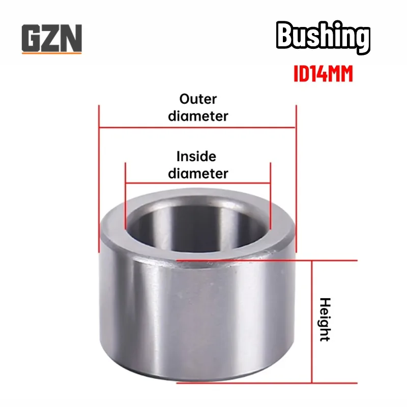 

1PCS Inner Diameter 14MM Outer Diameter 16 17 18 20 MM High Strength Bearing Steel Bushing Wear-resistant Sleeve