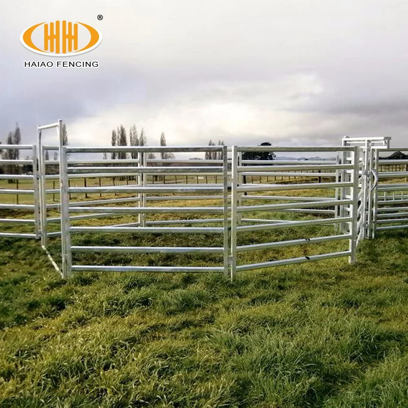 custom.Bulk High Quality Australia Standard Galvanized Metal Cattle Corral Livestock Farm Yard Fence Panels