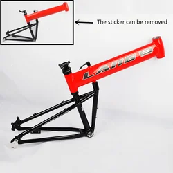 26/27.5''*17 Inch Folding Mountain Bike Frame Diy Aluminum Alloy Mtb Bike Bicycles Frame Oil Brake Cycles Frameset For Adult